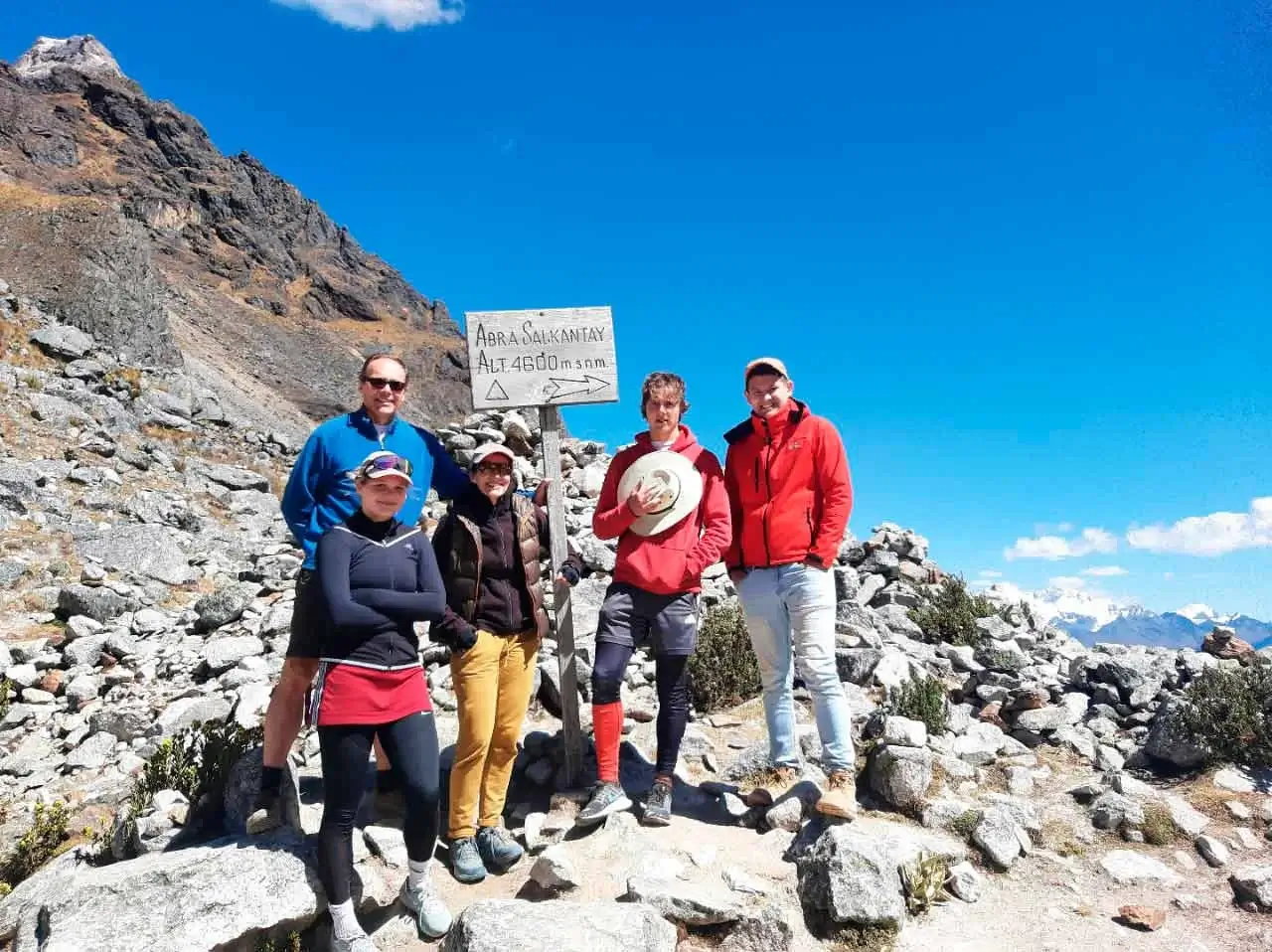 salkantay pass - Inca Trail to Machu Picchu